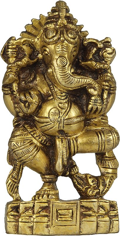 Dancing Ganesha (Small Sculpture)