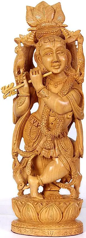 Fluting Krishna