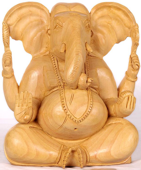 Lord Ganesha with Large Ears