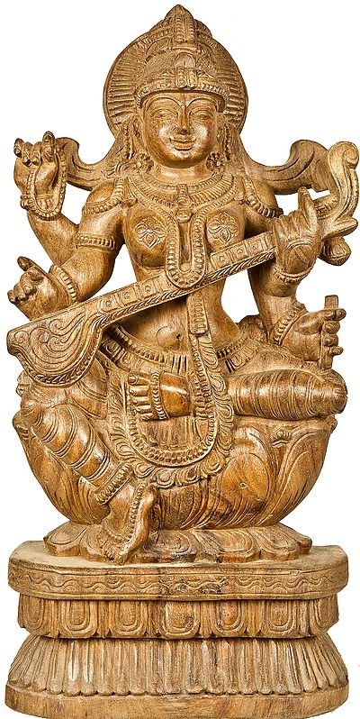 Lotus-seated Vina-vadini