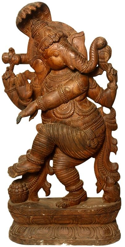 Ganesha Dances for Lord Brahma