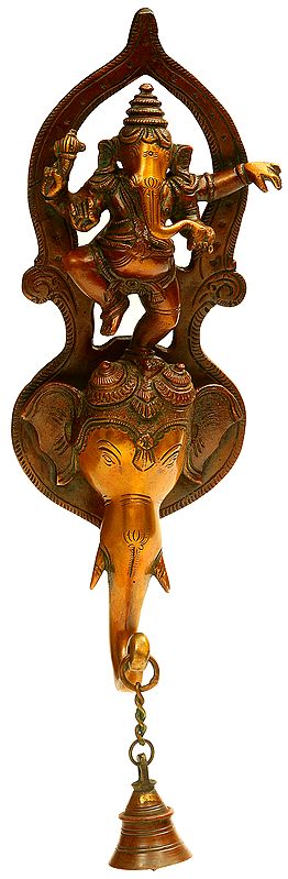 Dancing Ganesha Wall Hanging Bell