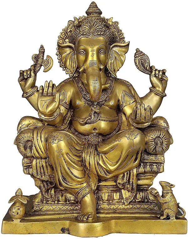 Enthroned Ganesha