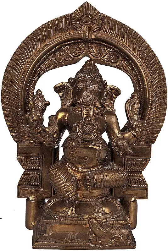 Enthroned Ganesha