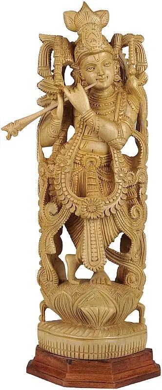 Fluting Krishna