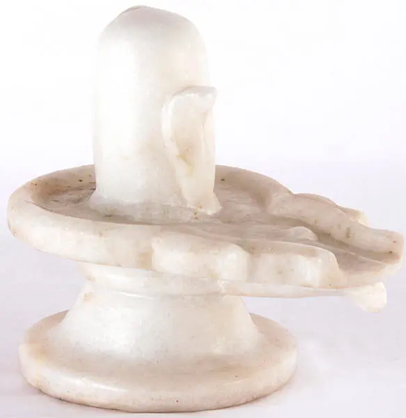 White Shiva Linga