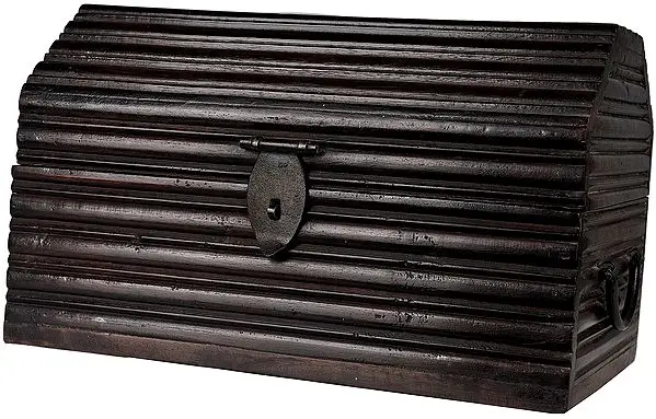 Brown Wooden Box from Trivandrum