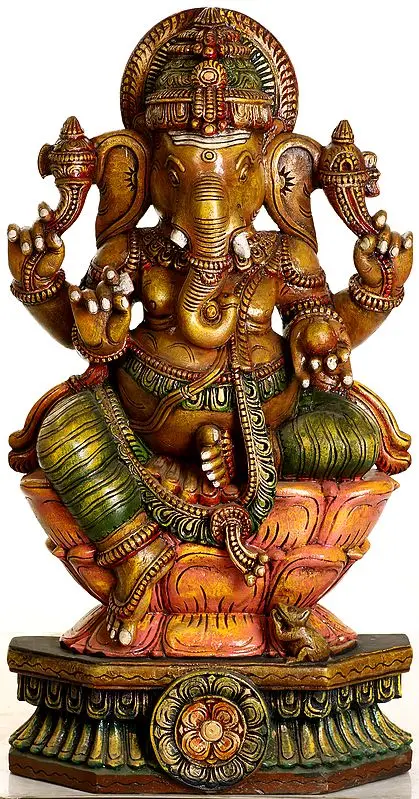 Tryakshara Ganesha