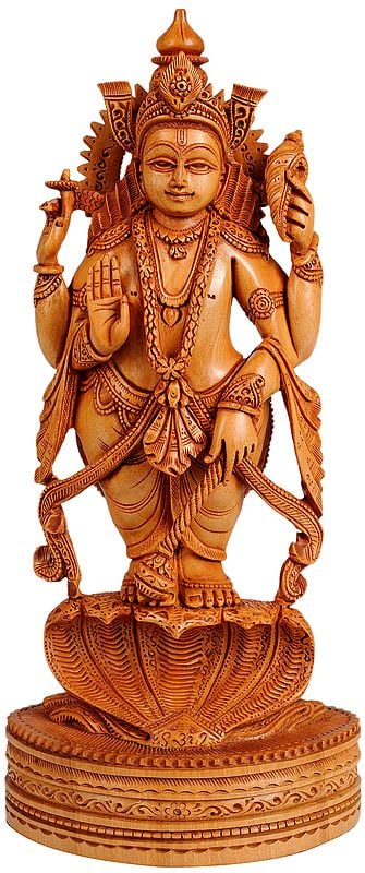 Lord Vishnu Standing on Sheshnaga