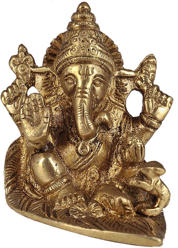 Lord Ganesha Granting Abhaya