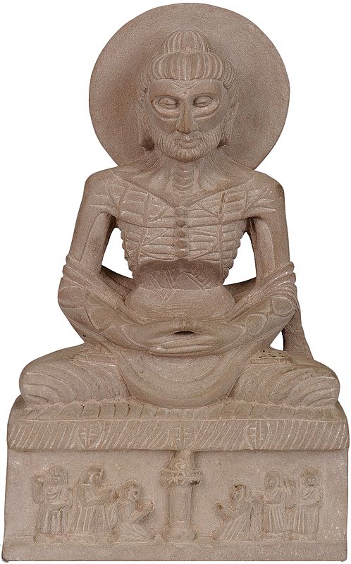 Emaciated Buddha (A Statue Blessed by Monks in Bodhgaya)