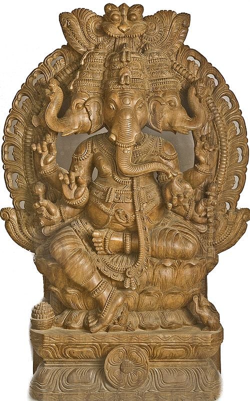 Tri-Mukha Ganesha
