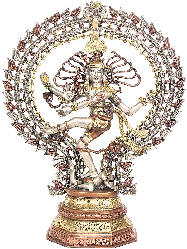30" Large Size Nataraja In Brass | Handmade | Made In India