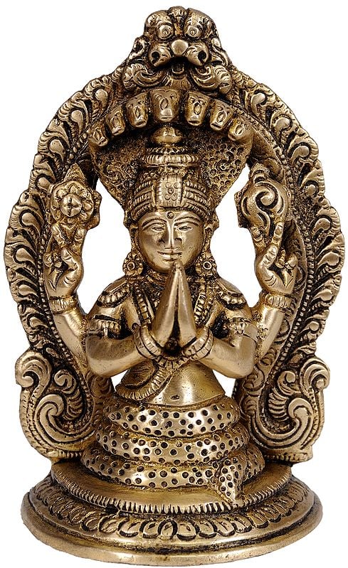 5" Saint Patanjali Statue in Brass | Handmade | Made in India