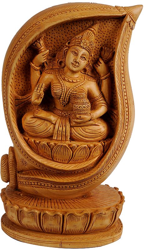 Lakshmi Ganesha Seated on Lotus