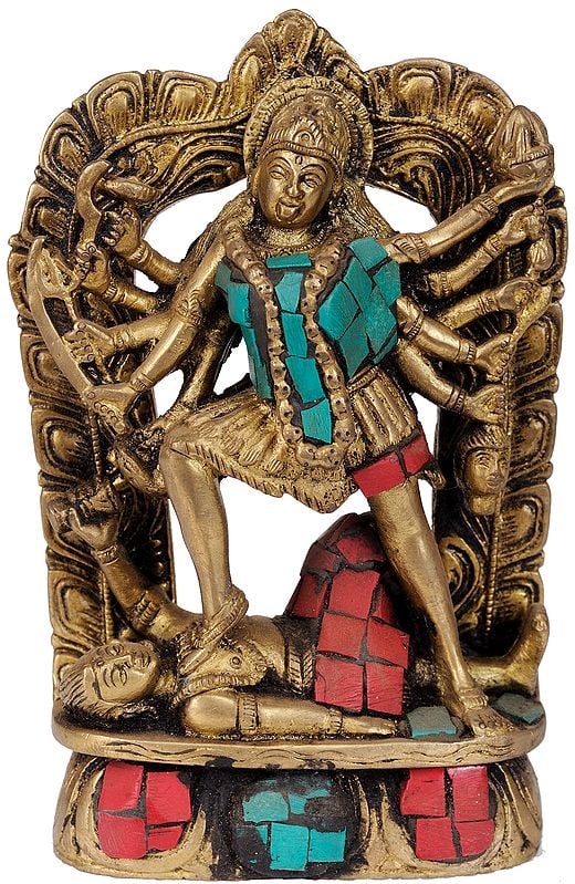 Goddess Kali (with Inlay Work)