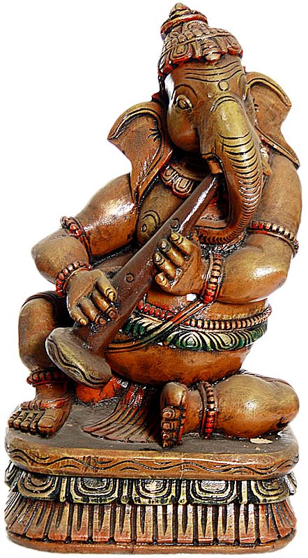 Lord Ganesha Playing Shehnai