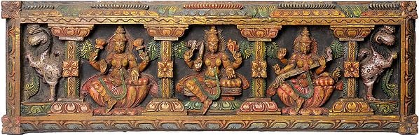 Goddess Lakshmi, Parvati and Saraswati