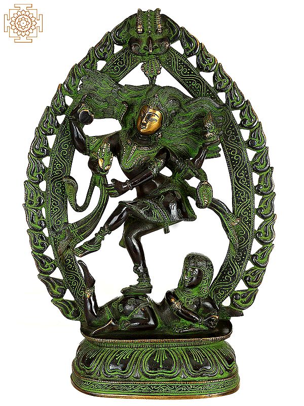 15" Shiva Tandava In Brass | Handmade | Made In India