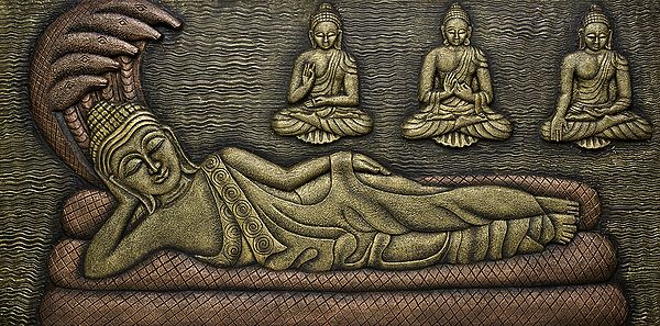 Lord Buddha in Yoga Nidra