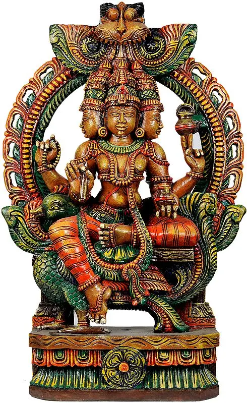Large Lord Brahma's Precise Iconography