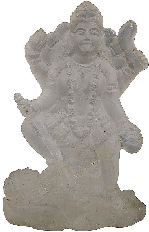 Mother Goddess Kali (Carved in Crystal)