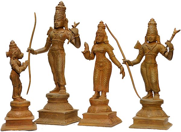 Shri Rama with Sita Lakshman and Hanuman