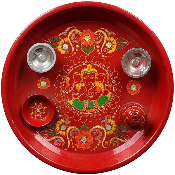 Lord Ganesha Puja Thali