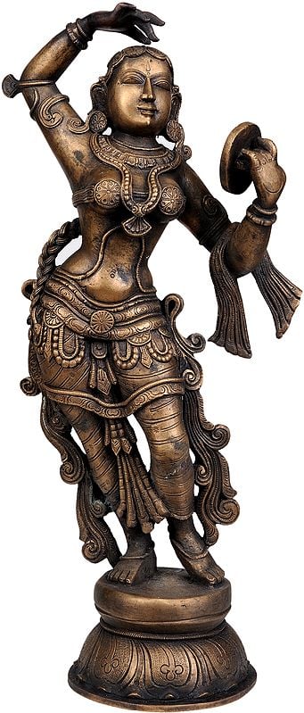 The Apsara Applying Vermillion (A Sculpture Inspired by Khajuraho)