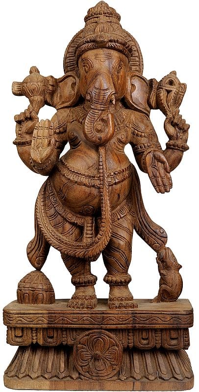 Four Armed Standing Ganesha