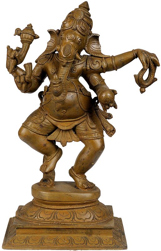 Four Armed Dancing Ganesha