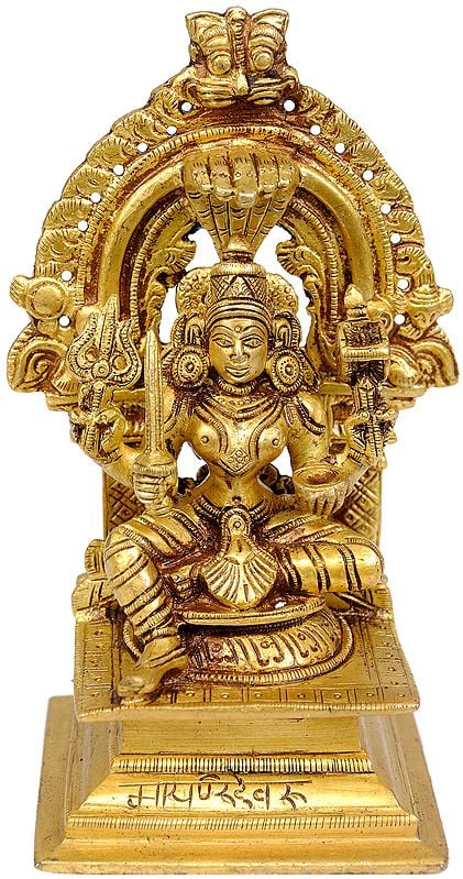 5" Devi Mariamman In Brass | Handmade | Made In India