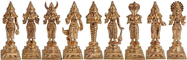 Navagraha (Set of Nine Sculptures)