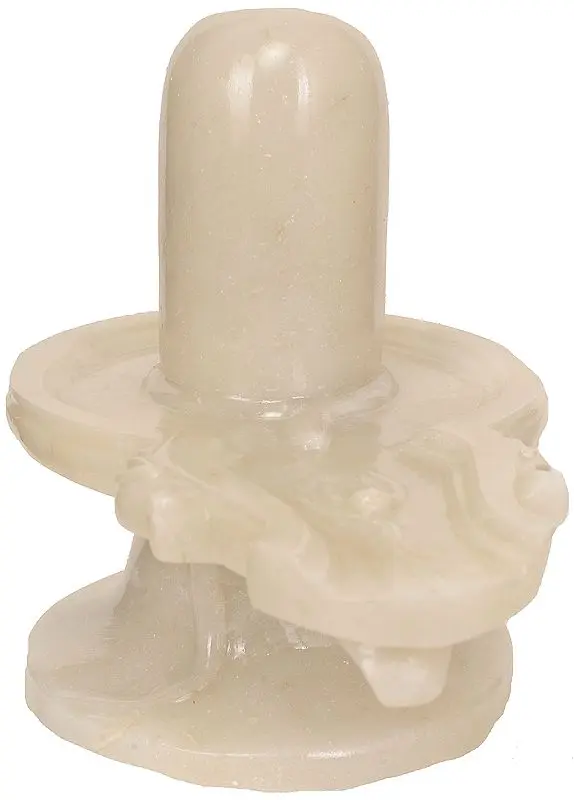 White Shiva Linga