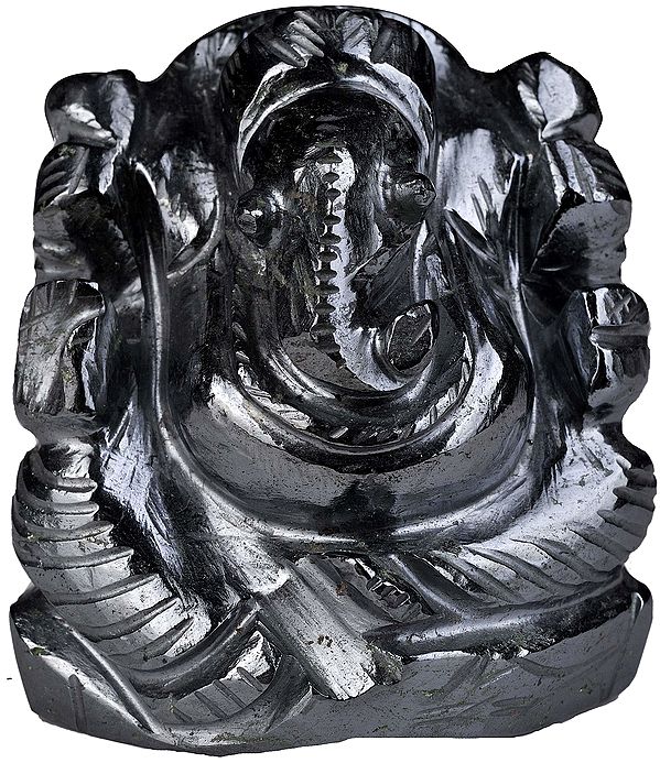 Lord Ganesha (Carved in Hematite)