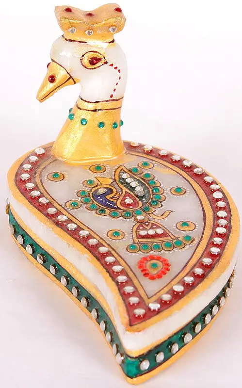 Decorative Peacock Box