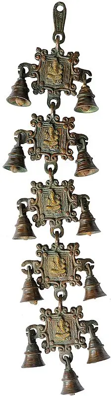 Lord Ganesha Hanging Bells