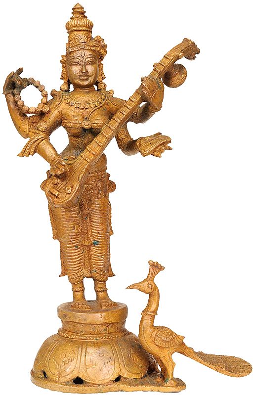Four-Armed Standing Saraswati