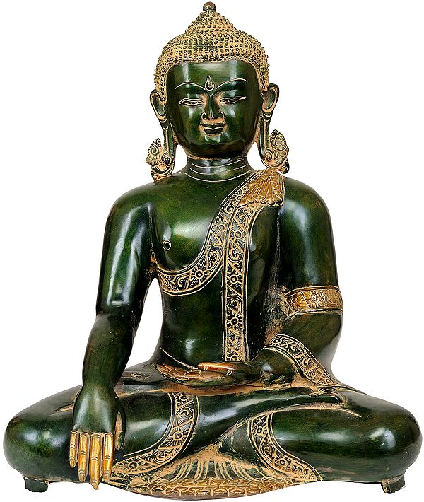 Shakyamuni Buddha (In Green Hue)