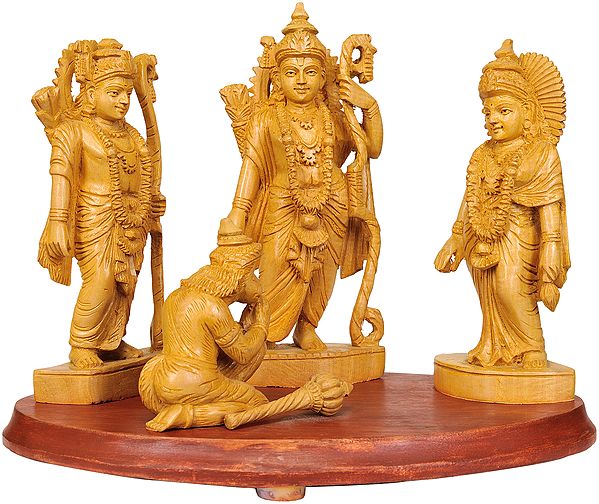 Shri Rama with  Sita Ji, Lakshman Ji and Hanuman Ji
