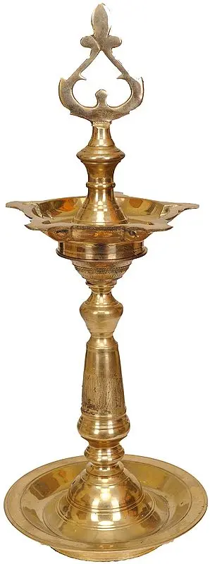 Five-Wick Lamp with Stand