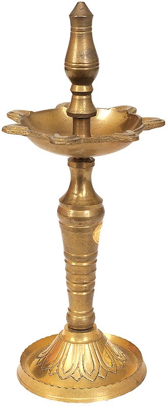 Seven-Wick Lamp with Stand