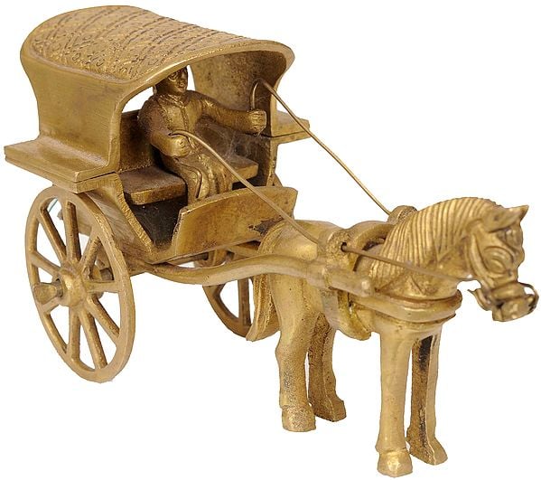 Horse Cart (Small Statue)