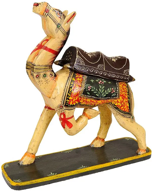 Decorated Saddled Camel