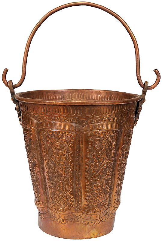 Floral Bucket for Puja