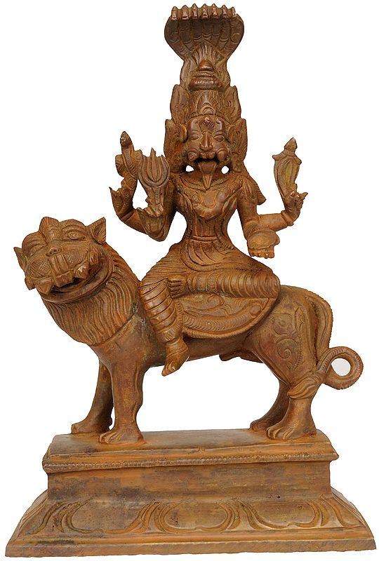 Goddess Pratyangira (Atharvana Bhadrakali): A Bronze-cast from Swamimalai