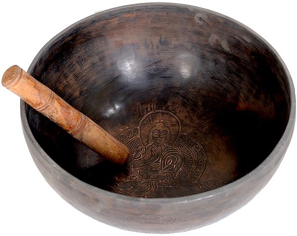 Singing Bowl with the Image of the Buddha