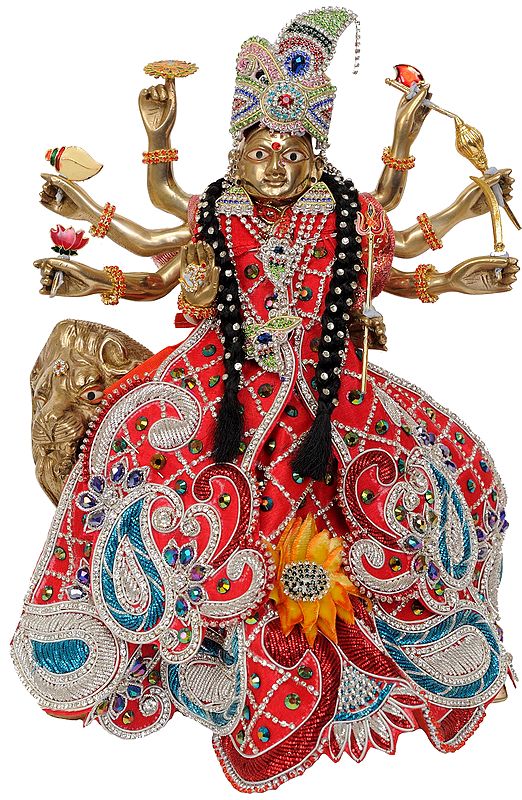 Mother Goddess Durga with Costume