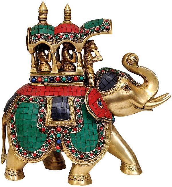 King Riding on Elephant