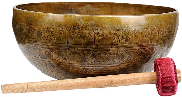 Singing Bowl with Five Dhyani Buddhas